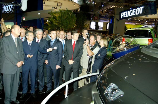 Inauguration du Mondial de l'automobile ( Photo 4 )